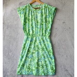 Lilly Pulitzer Dress Womens Size Small Melli Blouson Cool Mint Catchin Rays Suns